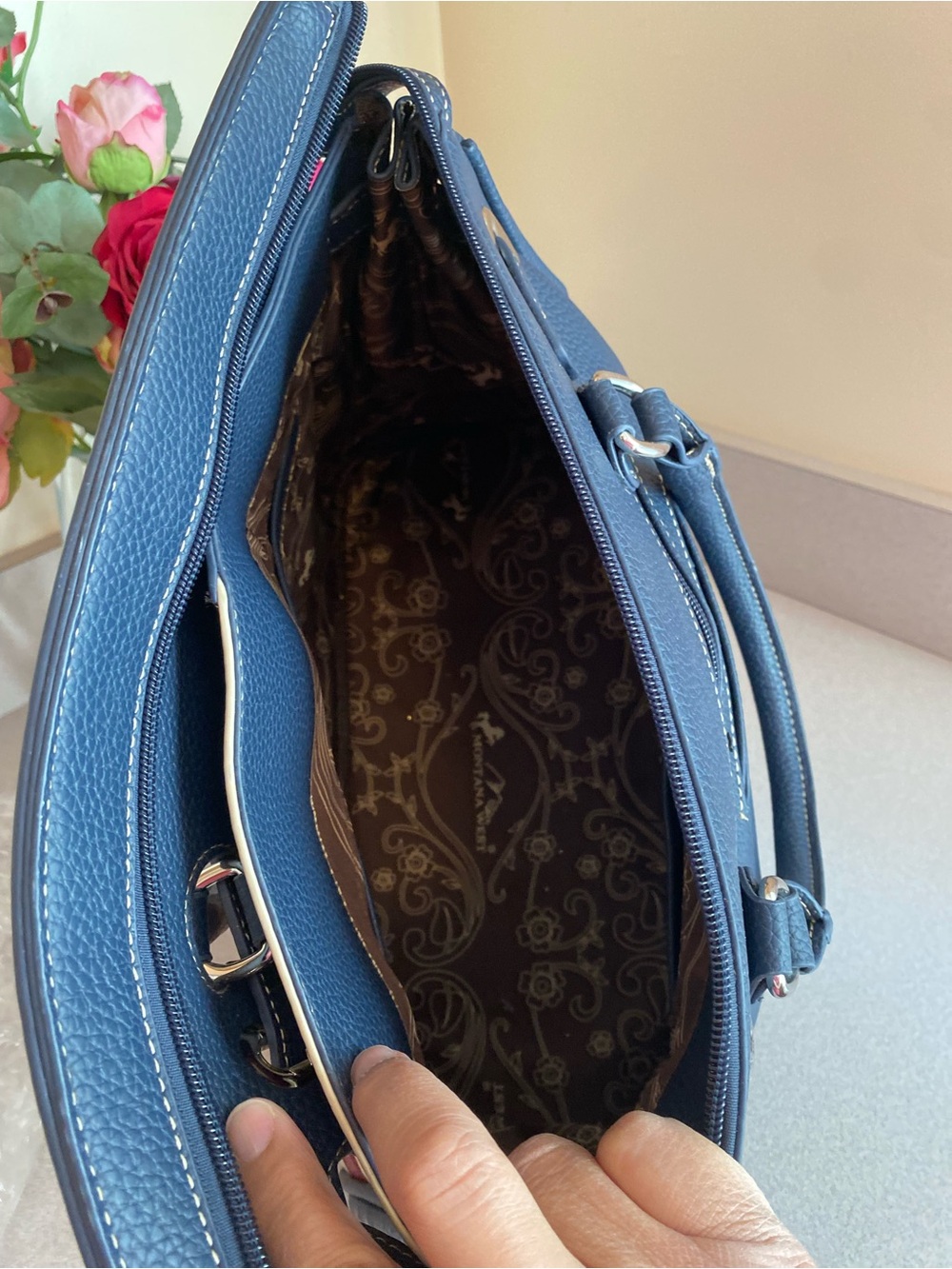 Montana West American Pride Collection Satchel Bag & Wallet Set - Picture 8 of 15